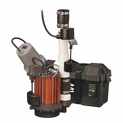 Primary and Back-up Sump Pump Combinations